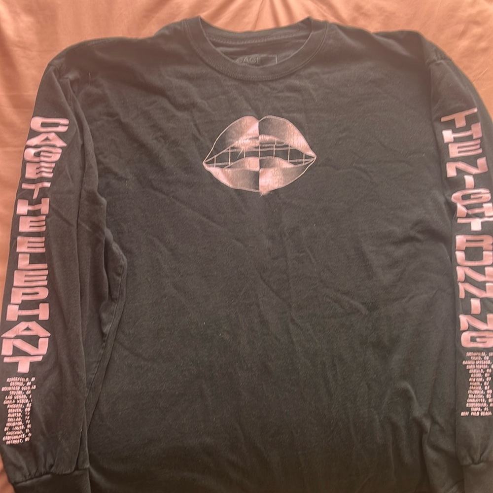 Cage The Elephant - The Night Running Tour black long sleeve
